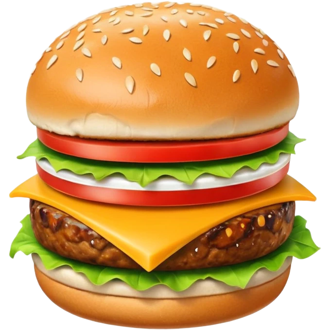 Mango burger emoji