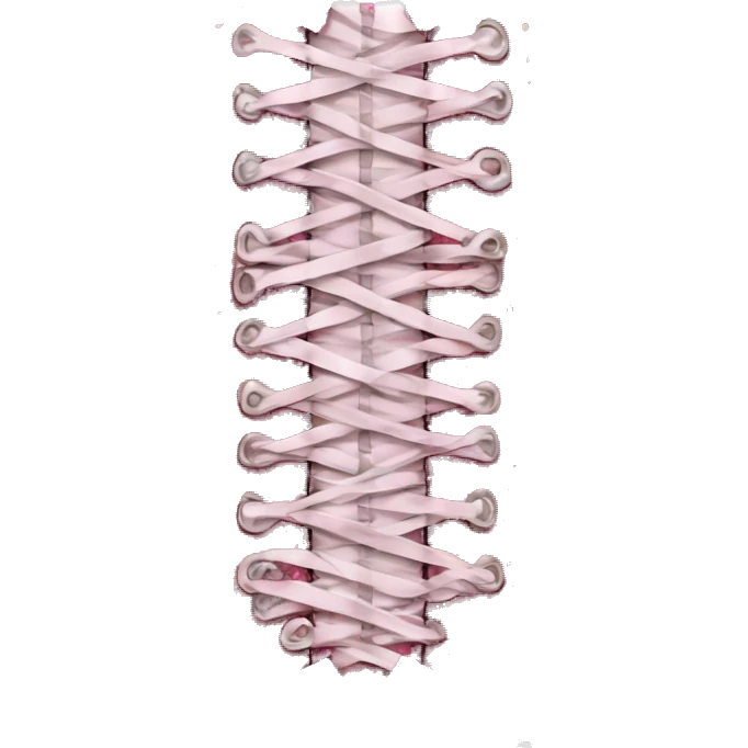 Pink glitter corset emoji