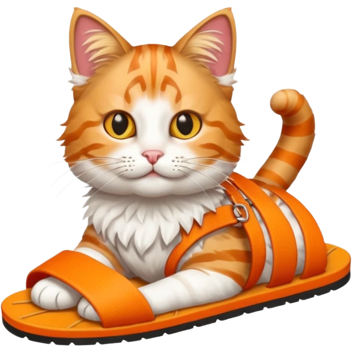 Gato con chancla emoji