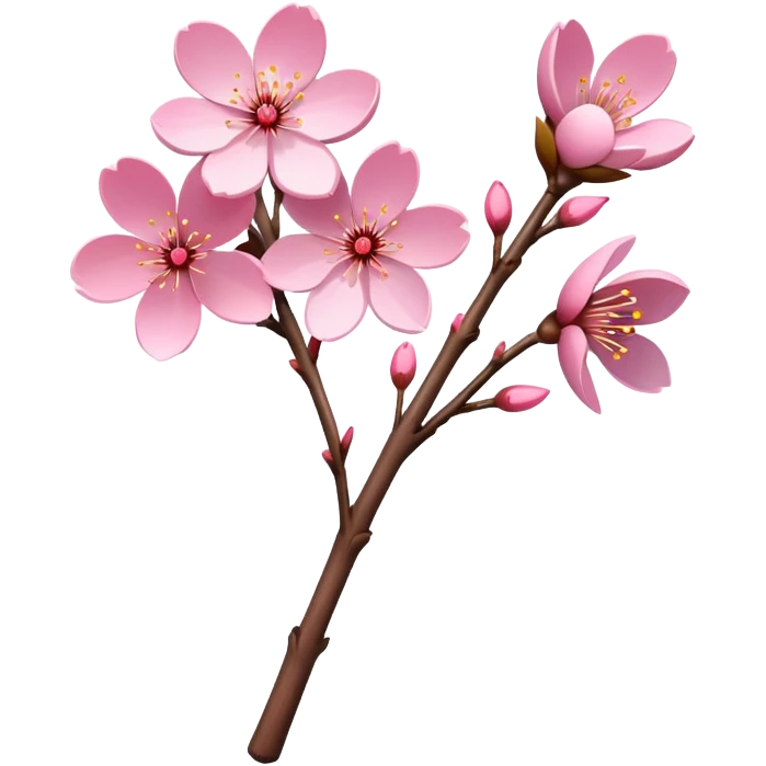 Sakura cherry blossom stick emoji