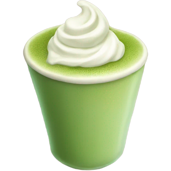 Matcha latte emoji