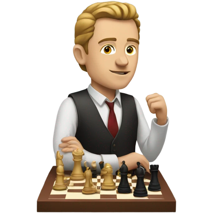 Elon playing chess emoji