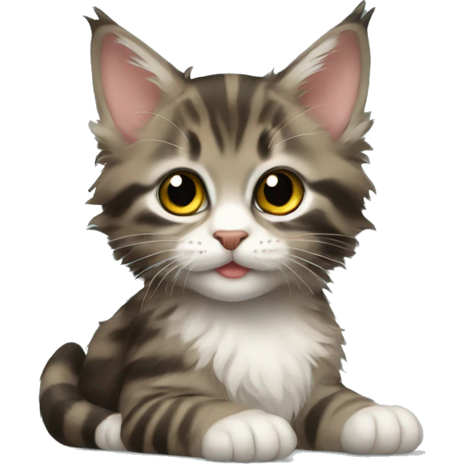 Baby maincoon  emoji