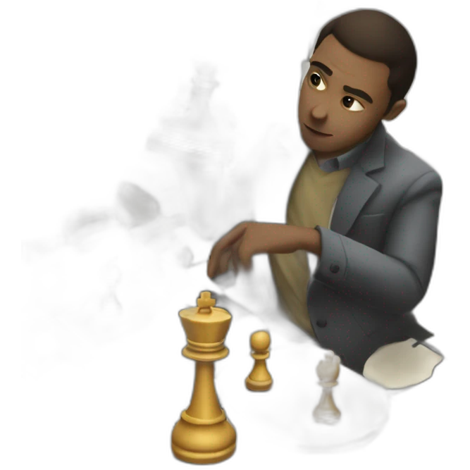 Criminals playing chess emoji
