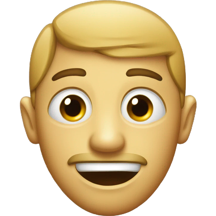 side eye emoji with mouth open emoji
