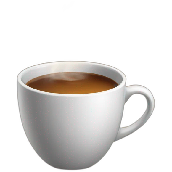 tasse de café en feu emoji