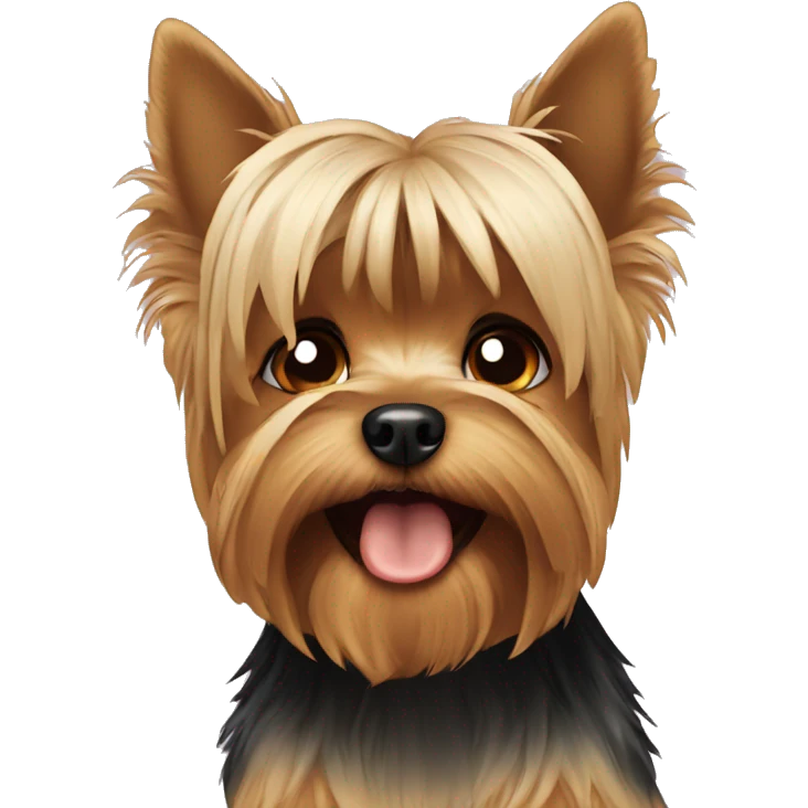 Yorkie crying  emoji