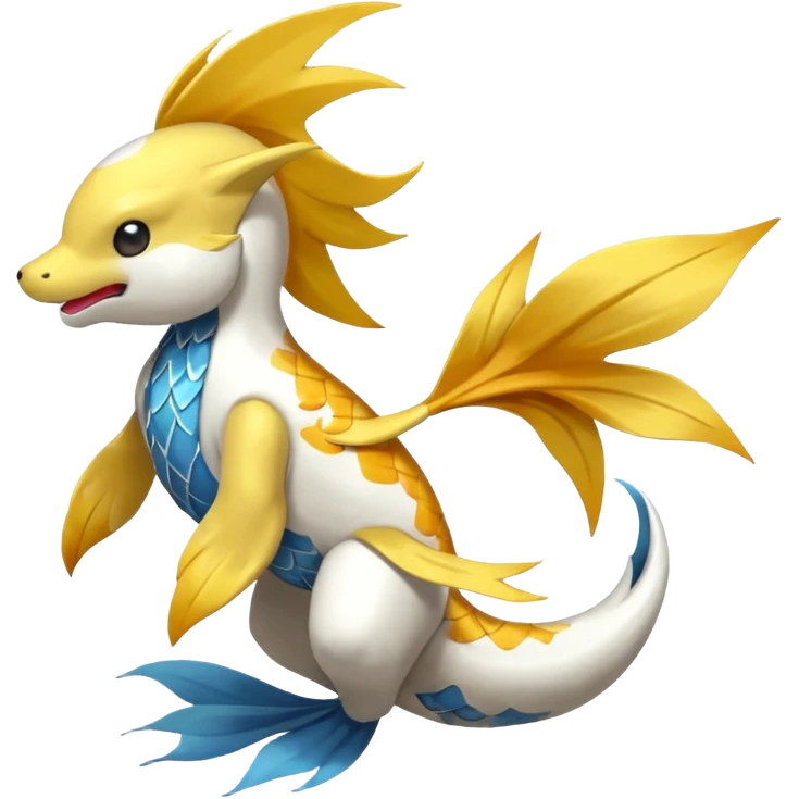 Manectric-Electrike-Furfrou-koi-Fakemon-fusion, full body emoji