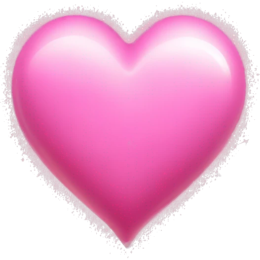 pink heart with sparkls around emoji