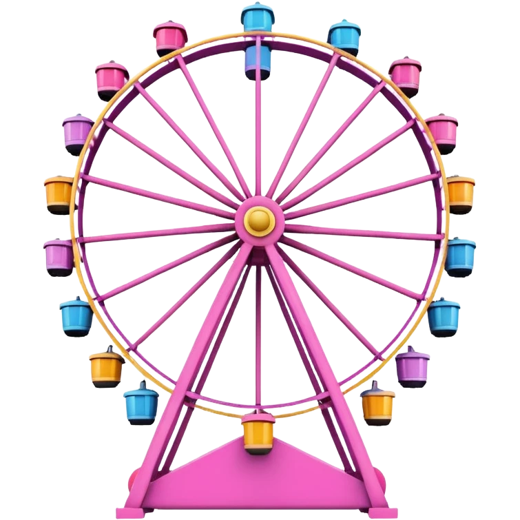 mix pink Ferris wheel emoji