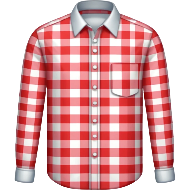 gingham shirt man emoji
