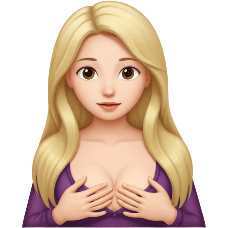 Голая девушка трогают сиськами emoji