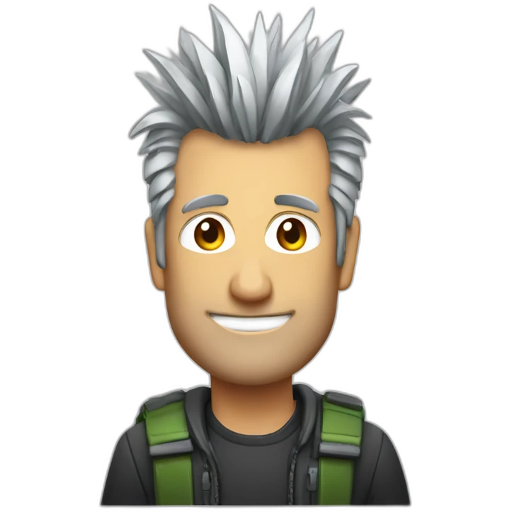craig federighi with a mohawk emoji