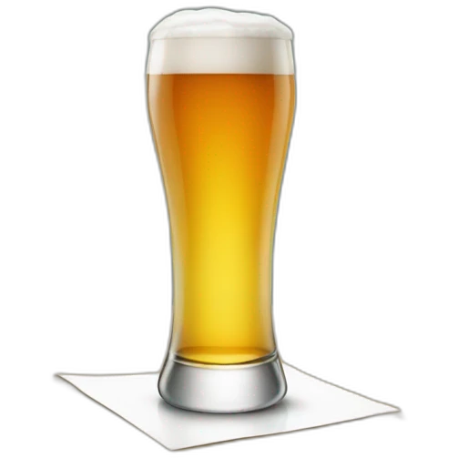 beer Glass on a table emoji