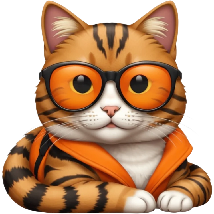 a cat wearing sunglasses emoji