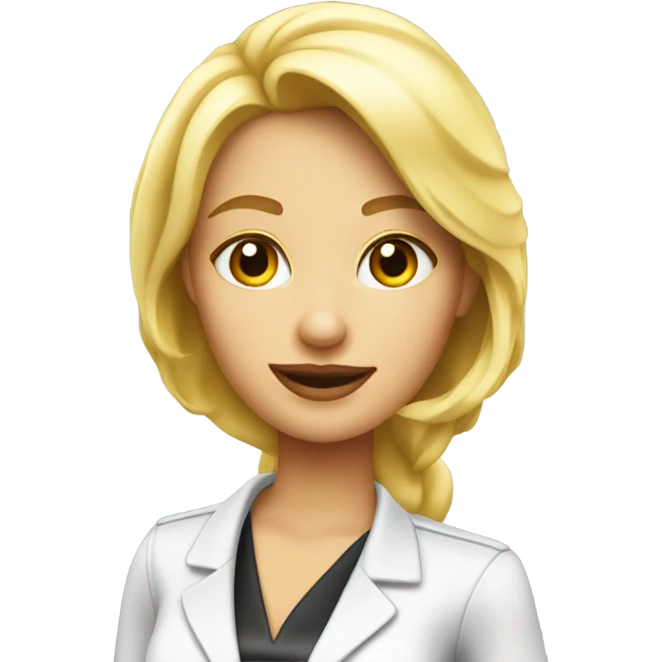 Blonde Cocktail waitress  emoji