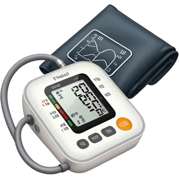 blood pressure cuff on arm emoji