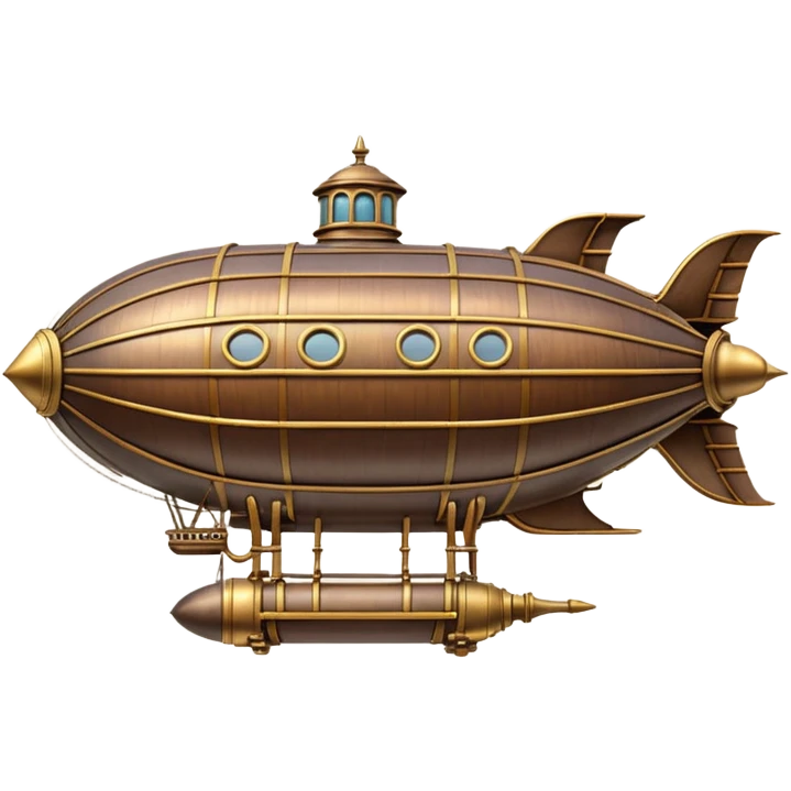 Steampunk Airship emoji