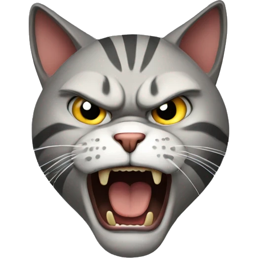 angry cat emoji