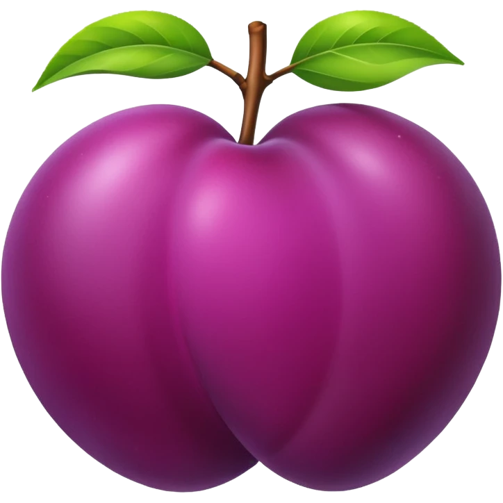 Hace la ciruela emoji