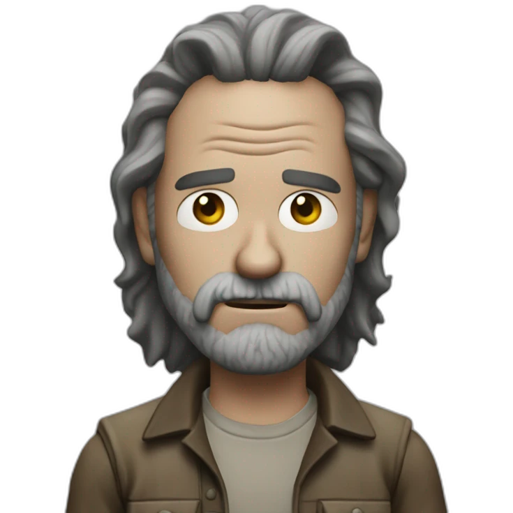 Rick from the walking dead emoji
