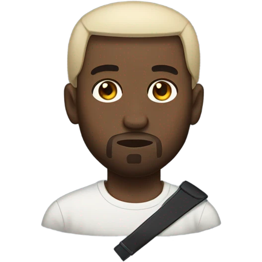 kanye west as a cat emoji