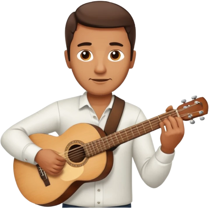 Spanish man playing guitar emoji