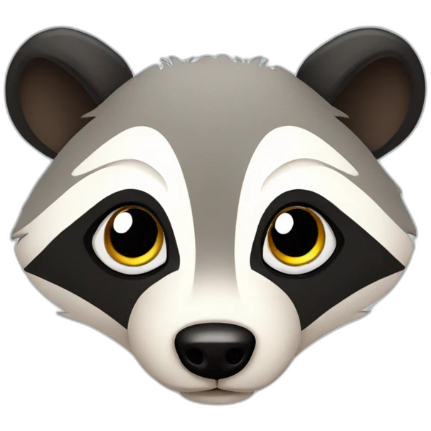 hearteyed badger emoji