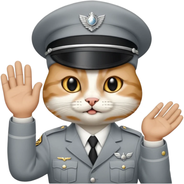 Un chat qui fait un doigt d’honneur emoji