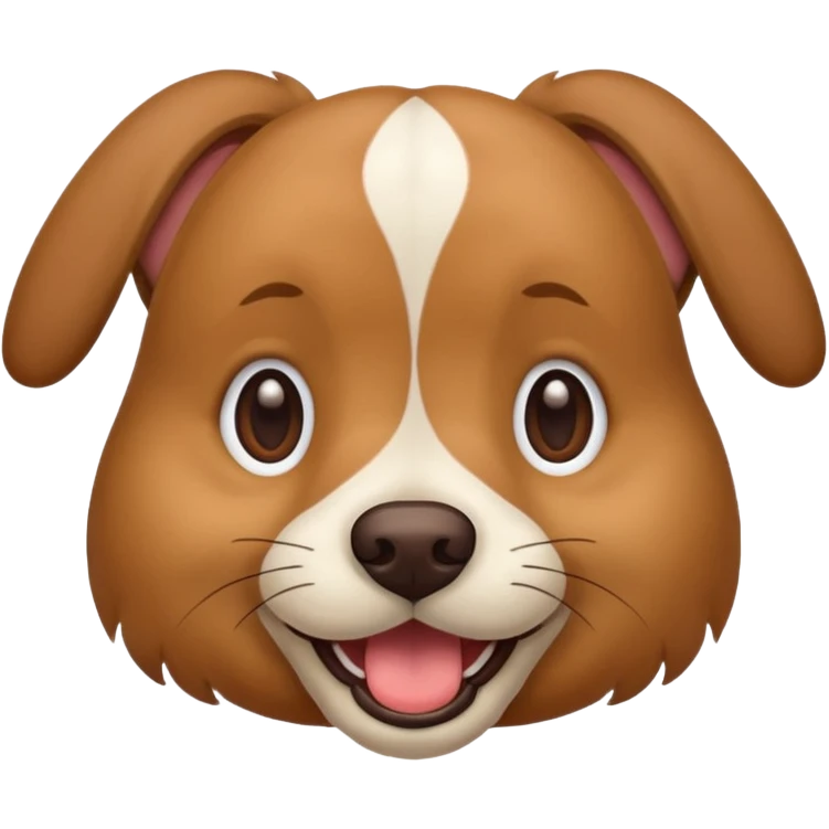 Three legged dog emoji