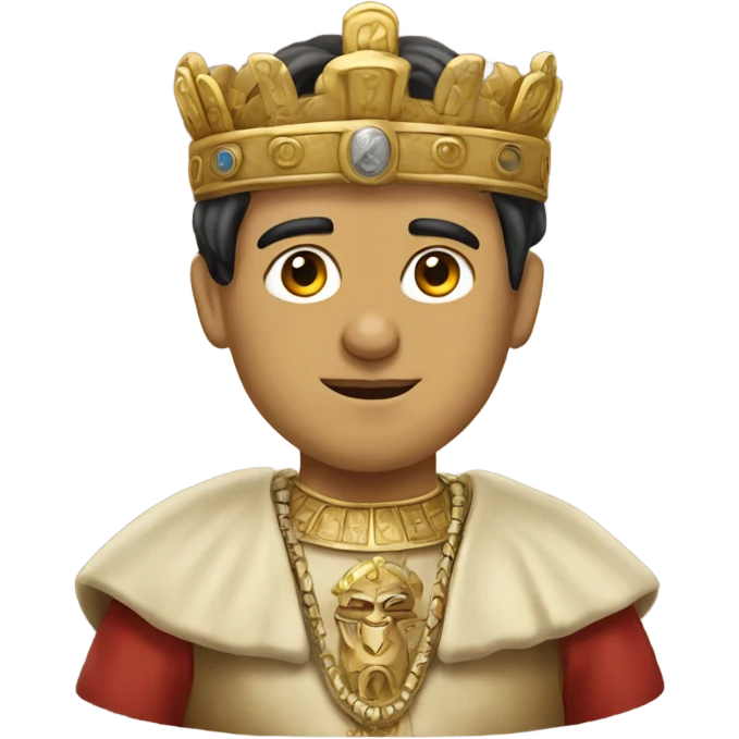 Emperor Cuzco in beige clothes emoji
