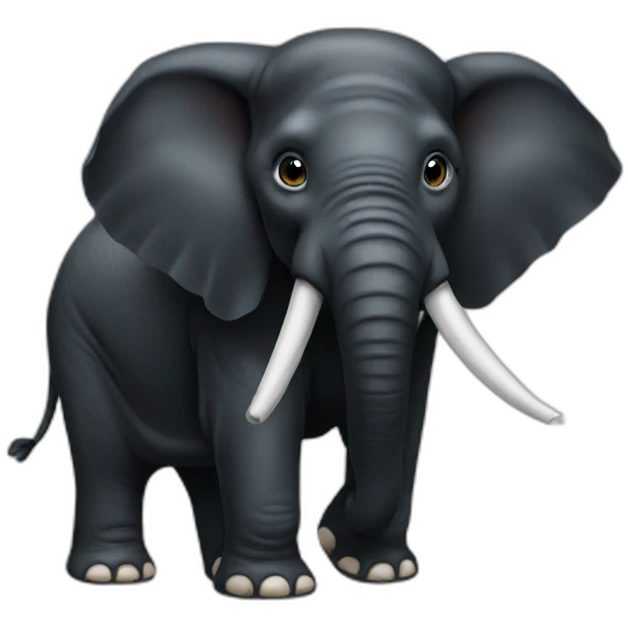 Black Elephant emoji
