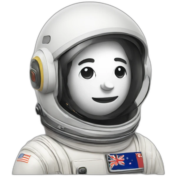 A Hipster Austronaut emoji