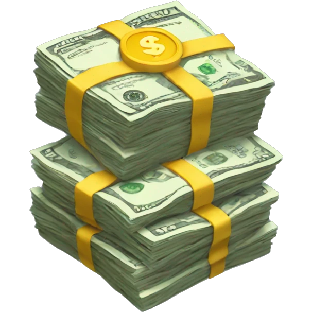 stack of money  emoji