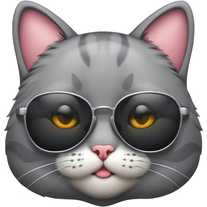 Cat wearing sunglasses emoji