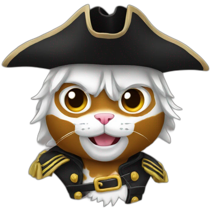 Gato pirata emoji