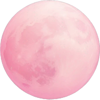 Light pink pink moon emoji