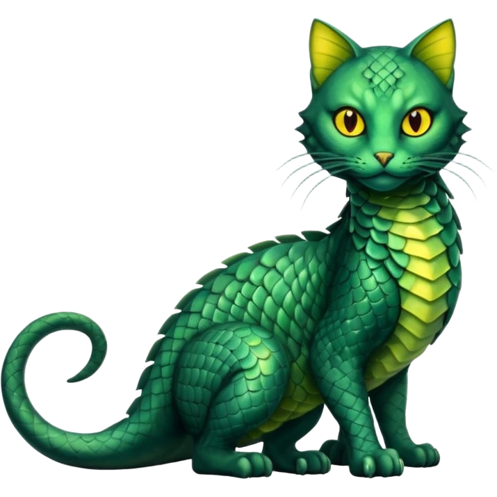 Basilisk cat emoji