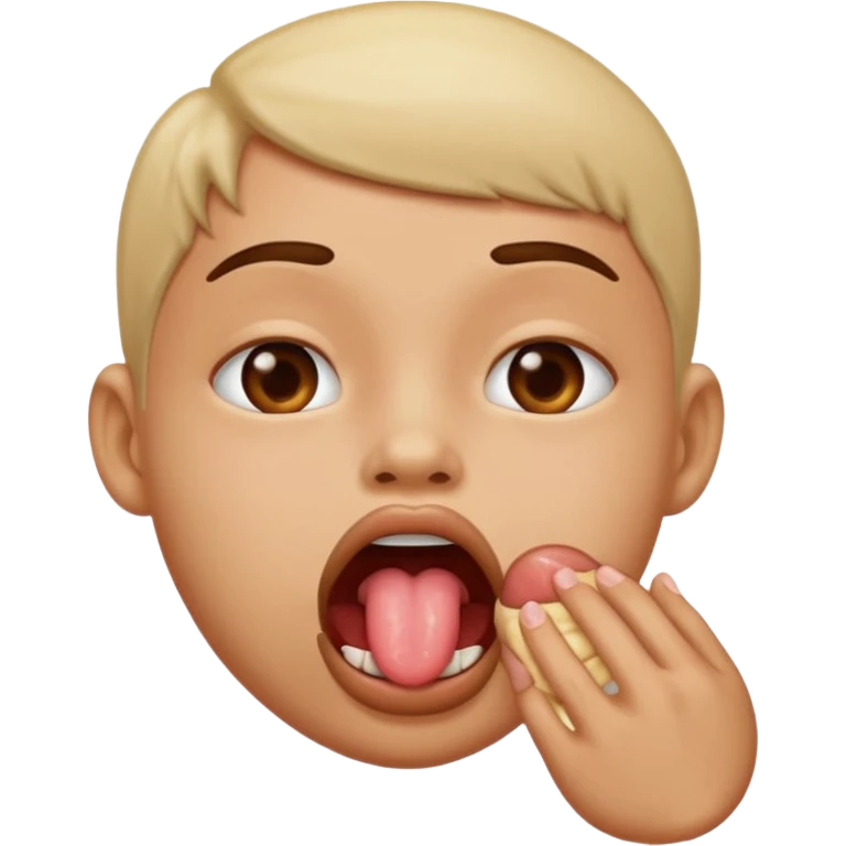 Licking ass emoji