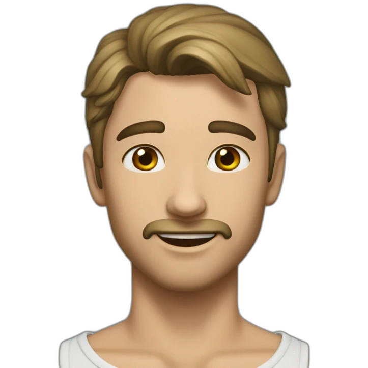 Пчела в наушниках и брюках emoji