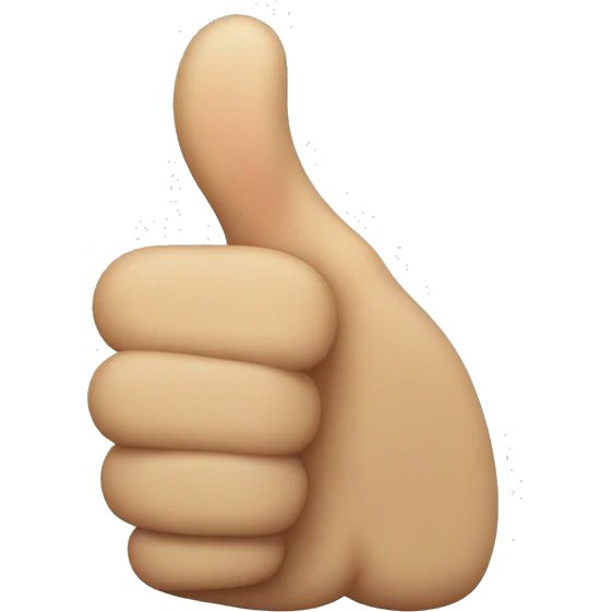 thumbs up emoji