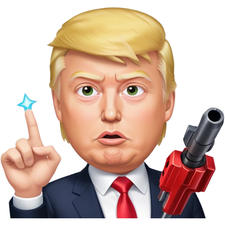 Trump shooting elon emoji