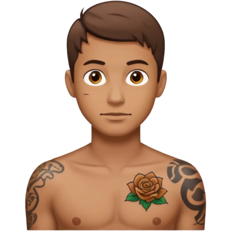 a tatoo man emoji