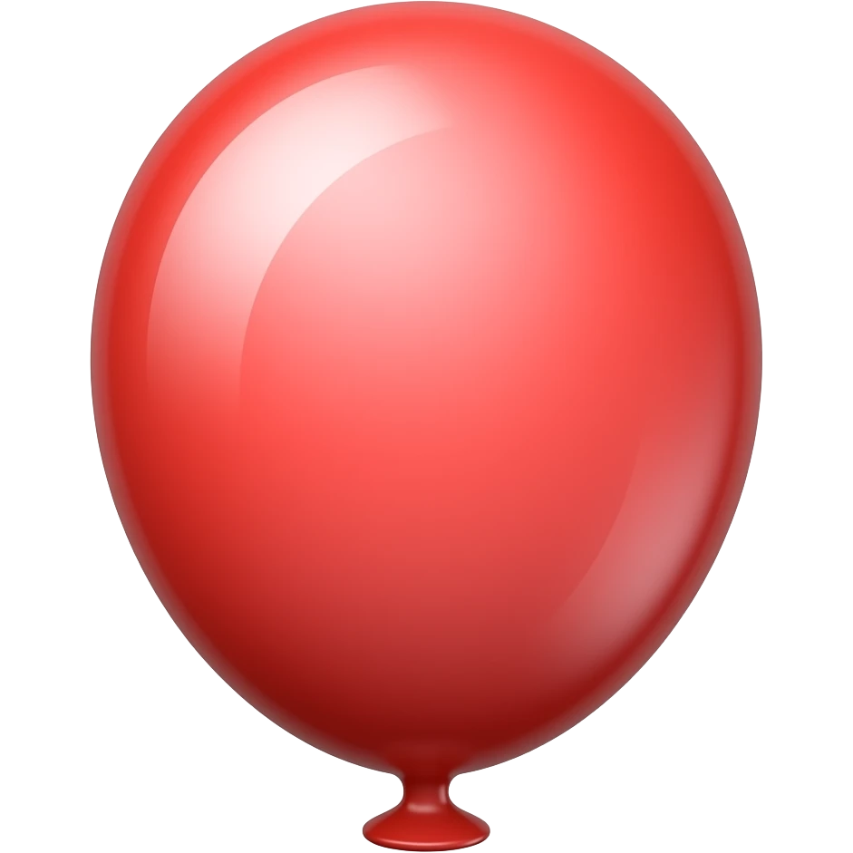 RED BALLOON emoji