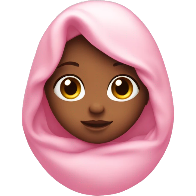Cute baby pink heart emoji