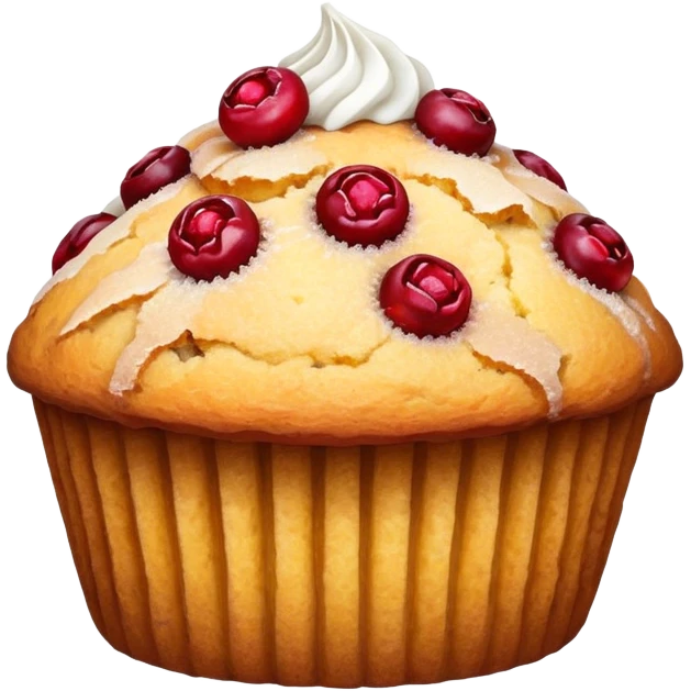 cranberry orange muffin emoji
