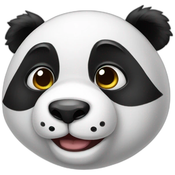 Cute panda emoji