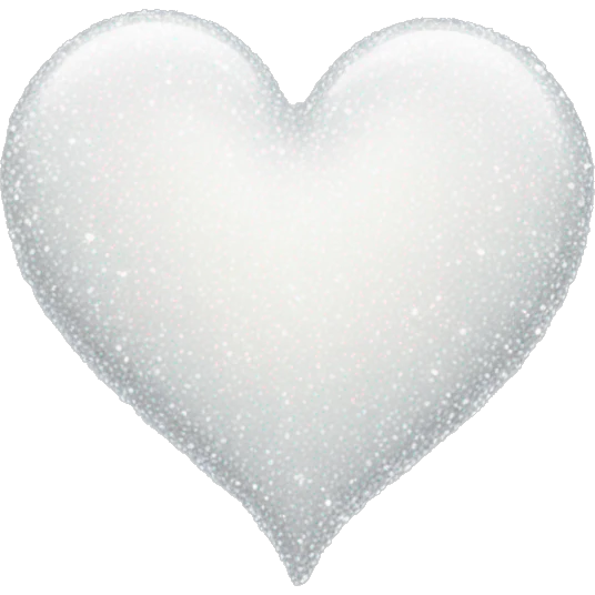 White sparkling heart emoji