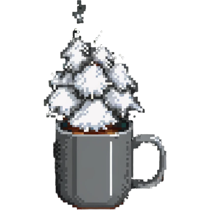 Coffee mug with steam emoji