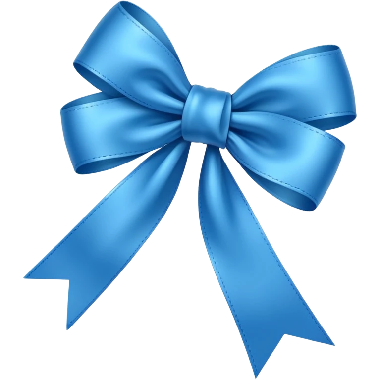 blue ribbon awareness emoji